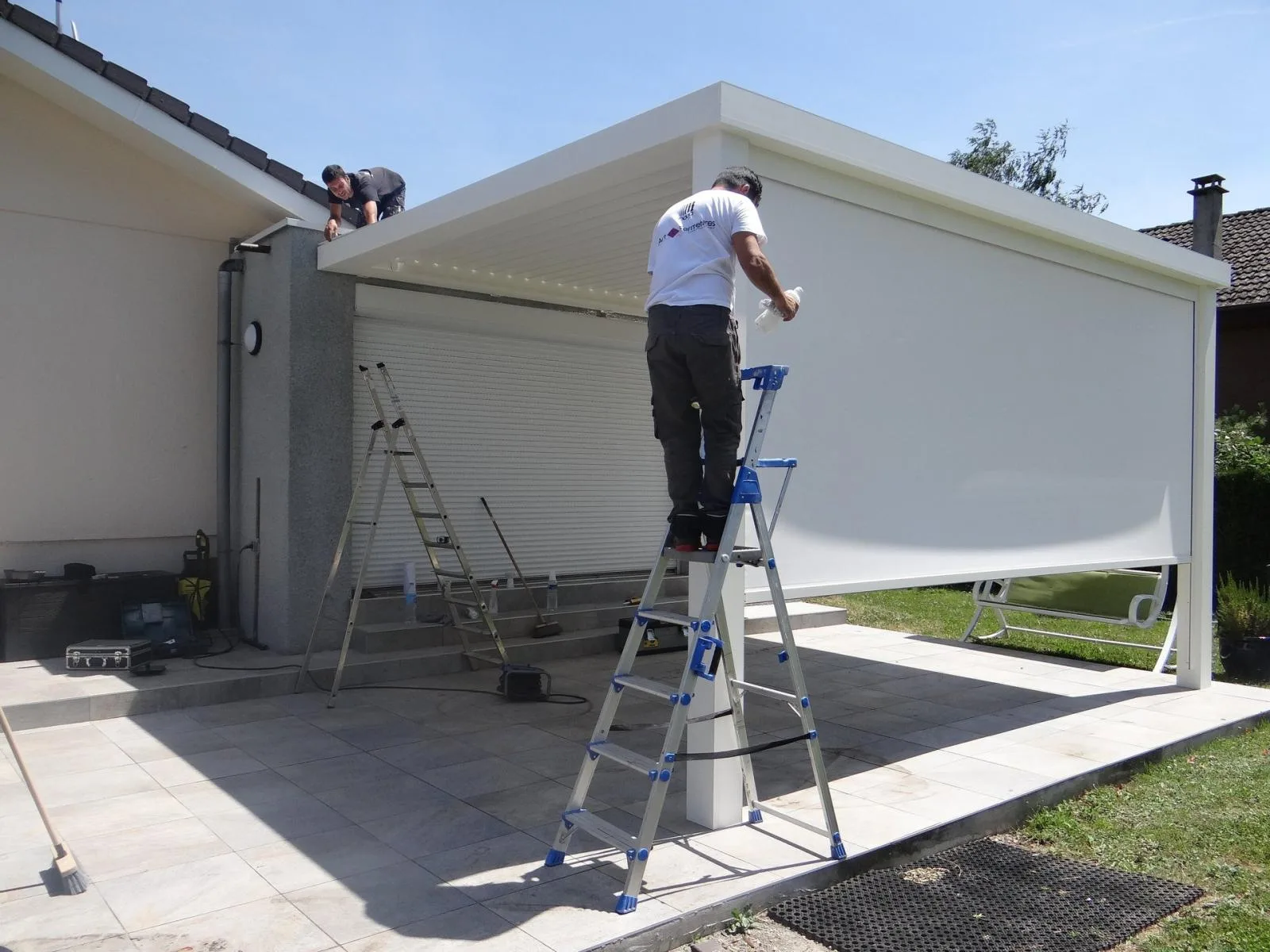 Réalisation pergola bioclimatique sur mesure 21